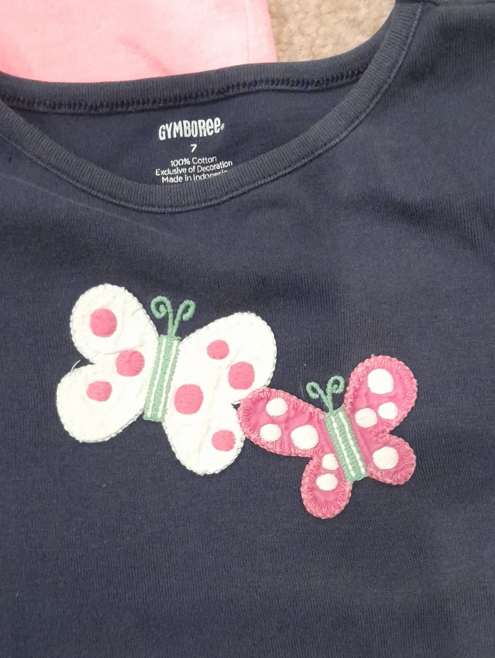Lot Of 3 Girls' T Shirts - Gymboree And Star Ride Brands, Size 7